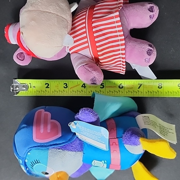 Disney Colorful‎ Penguin and Hippo Plush Toy Set - Picture 11 of 11